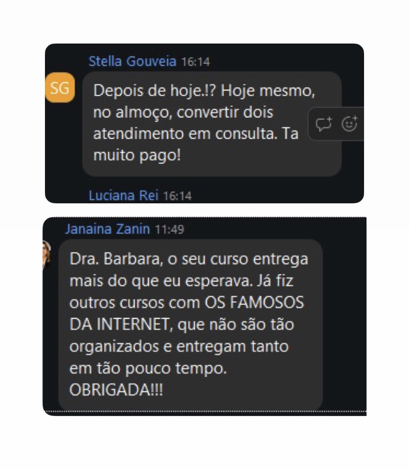 Depoimento de participante