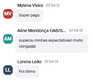 Depoimento de participante